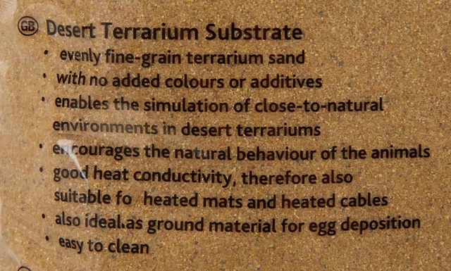 Basic Sand (Yellow) - terrarium substrate for desert 5 kg (Pack of 1), Black 3