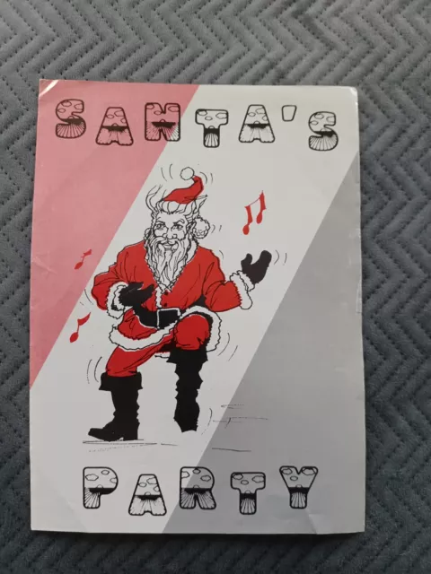 Acid House Rave Flyers 1989 Santa's Party Flyer