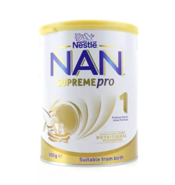 1 Can Nestle NAN Supreme Pro 1 Baby/Infant Formula 800g, Exp 5/18/2024  (NEW)
