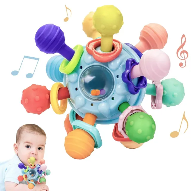 Beißring Baby Zahnungshilfe Baby Silikon Beissring BPA Frei Babyspielzeug Neu