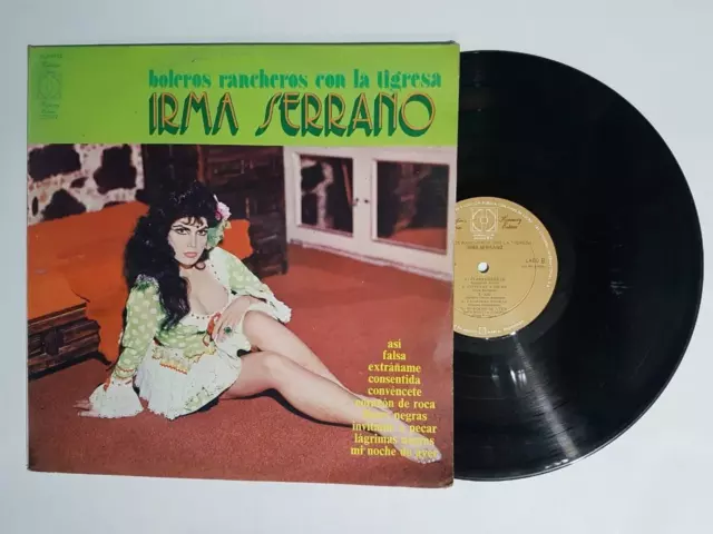 Irma Serrano La Tigresa Boleros Rancheros LP Vinyl Mexico Flores Negras