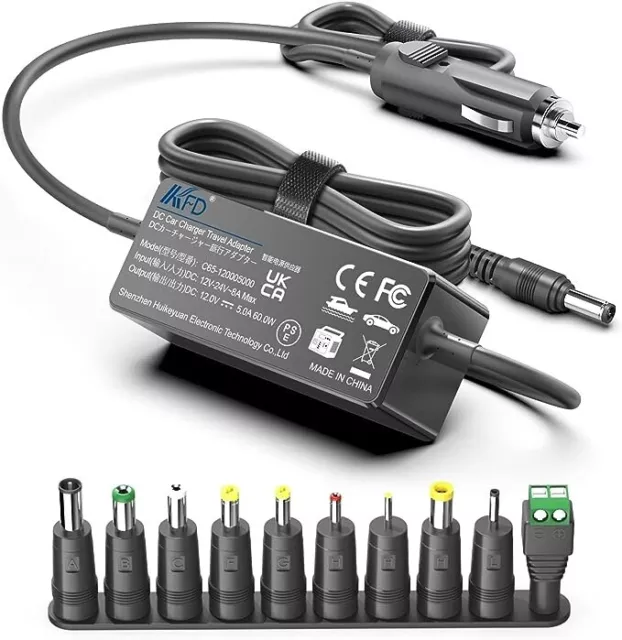 12V-24V DC ADAPTER Universal Car Charger 12V 5A 4A 3.3A 3A Power