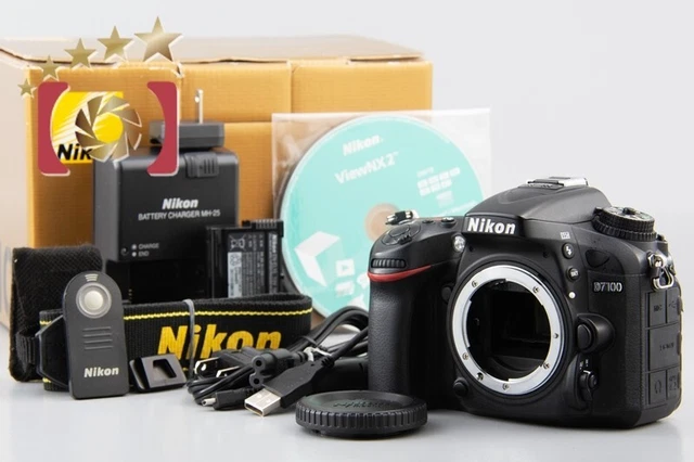 Very Good!! Nikon D7100 24.1 MP Digital SLR Camera Body w/ Box