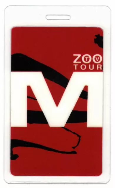 U2  Zoo TV Tour. Laminate Backstage Pass. OTTO