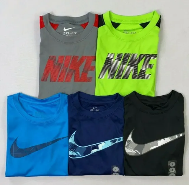 Boy's Little Youth Nike Dri Fit Polyester & Mesh Sleeveless Shirt Tank Top