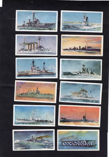 Lyons Tea Cards Hms 1902-1962 Full Set Of 32