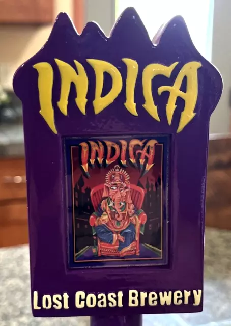 LOST COAST BREWERY Indica IPA Beer Tap Handle (New)