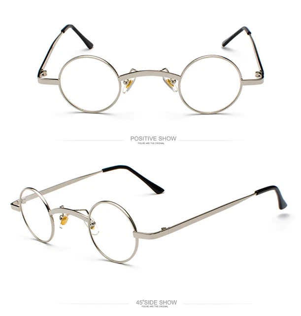 Mahatma Gandhi Occhiali Costume Ghandi Gandy Occhio E Custodia 35mm Lenti