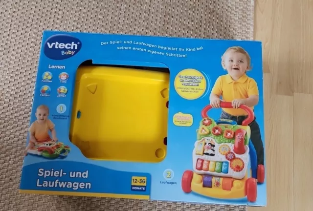 VTech Baby Spiel- und Laufwagen Lauflernwagen mit regulierbarer Geschwindigkeit