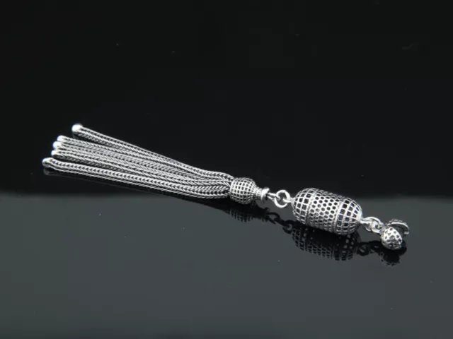 Whip silver metal tassel 925 silver for Prayer Beads  Misbaha  Tasbih 710442