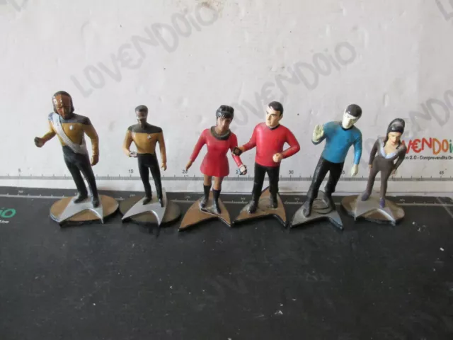 Lotto Caractères - Star Trek Action Figurines - PARAMOUNT 1991/1992