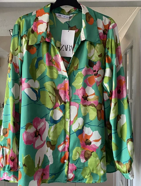 Blouse hotsell satin zara