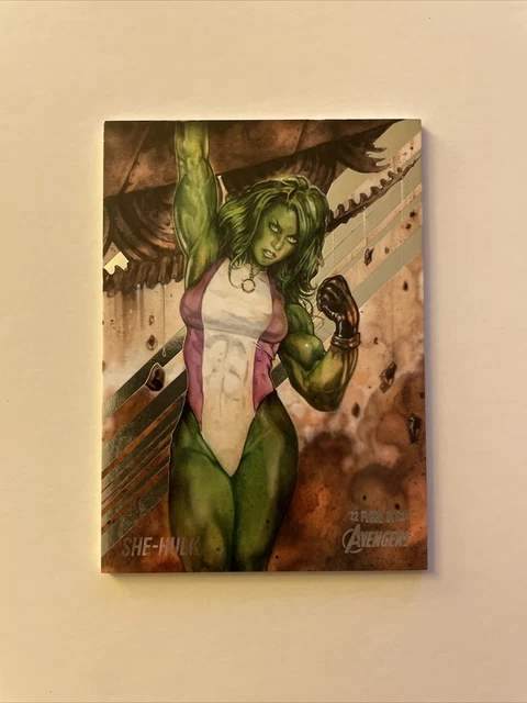 2022 Fleer Ultra Marvel Avengers Base Card #64 She-Hulk