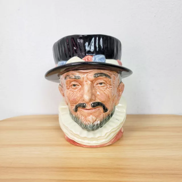 Vintage ROYAL DOULTON Large  BEEFEATER Toby Mug  England