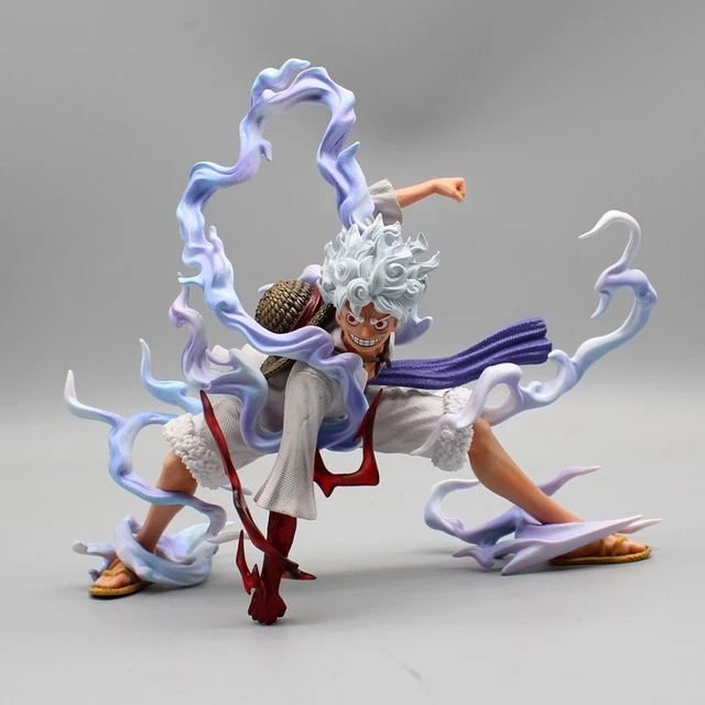 ACTION FIGURE ONE Piece Monkey D. Luffy Gear 5 19 CM Rufy Statua da