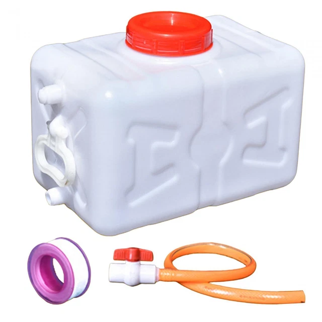Réservoir D'eau Avec Robinet - Conteneur De Stockage Urgence 29,5x21,3x25cm