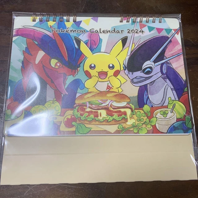 POKEMON DESK CALENDAR 2024 63.62 PicClick
