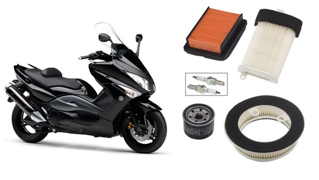 Kit De Révision Pour Yamaha XP500 T-MAX 2001 à 2007 - Filtre à Air, Huile, Bougie - Neuf, Fabrication Française