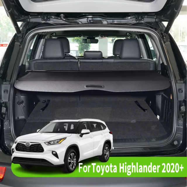 Cargo Cover for Toyota Highlander2020-2023 Security Shade Upgrade Version No Gap