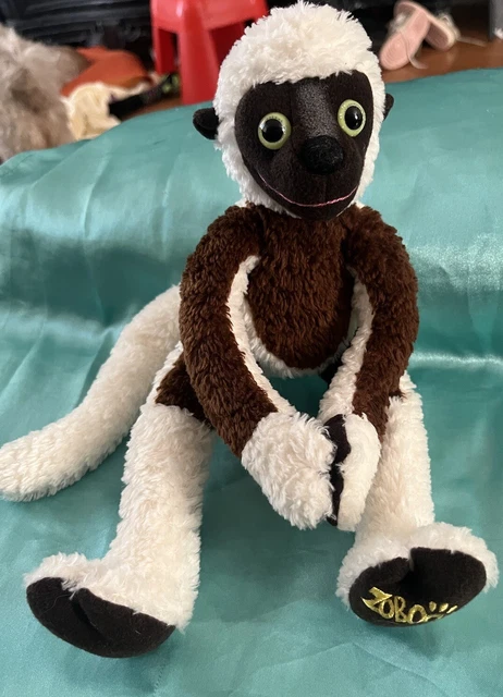 VINTAGE EDEN ZOBOOMAFOO Plush ZoBoo Stuffed Animal Lemur Monkey PBS