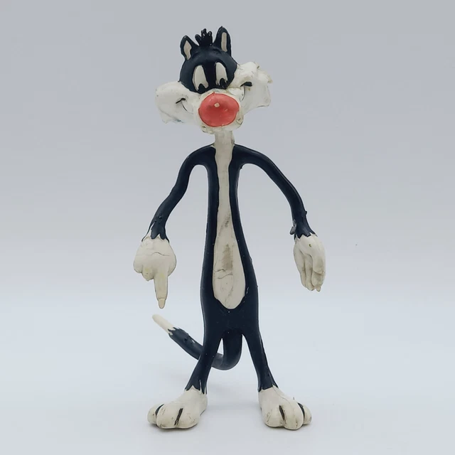 FIGURE BENDABLE PVC Sylvester Looney Tunes 1978 Warner Bros
