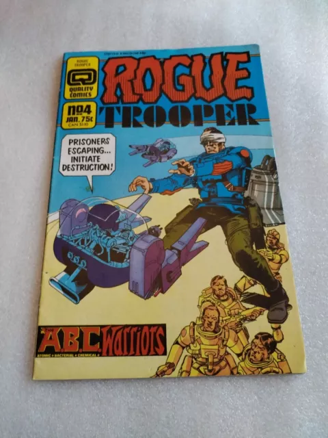 Rogue Trooper (1st Series) #4 VF Fleetway Quality see photos