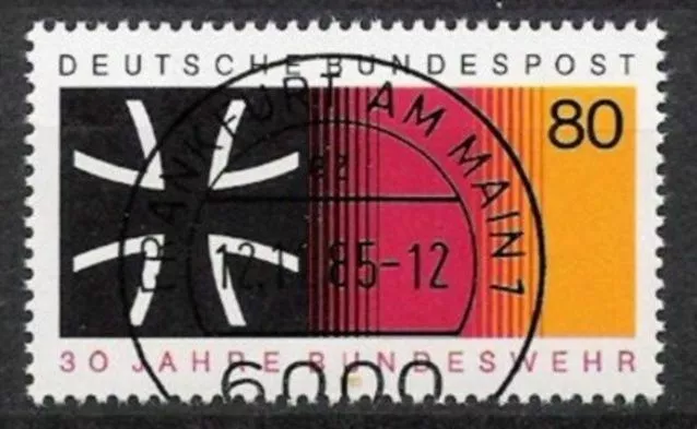 BUND Nr.1266 30 Jahre Bundeswehr 1985 Vollstempel ffm