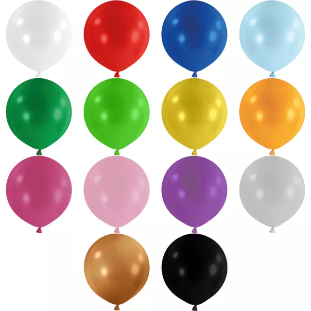 XXL Luftballons Ø 90cm Helium Riesen Ballons 100% Naturlatex Bio Luftballon