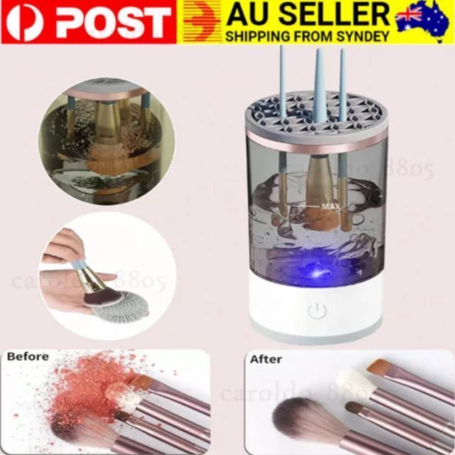 Electric Makeup Brush Cleaner & Dryer Machine Automatic Brush Fast Cleaning Tool