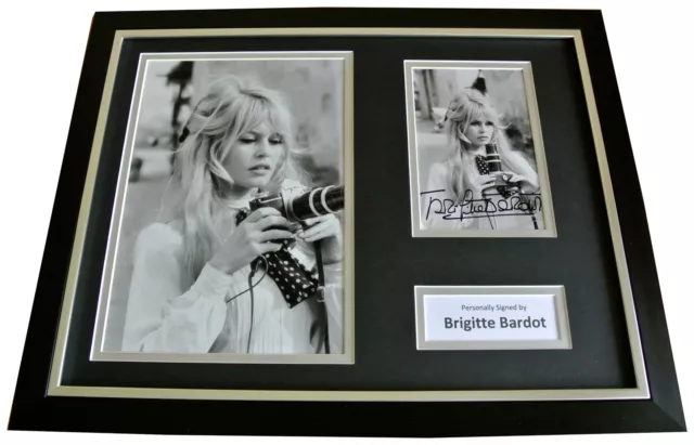 BRIGITTE BARDOT Signed FRAMED Autograph 16x12 Photo Display HOLLYWOOD Film & COA