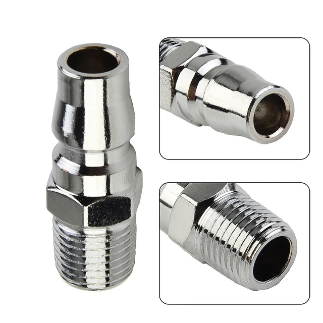Adattatore filettato con spina BSP 1/4 di pollice spina frizione B:15 H:15 L:50