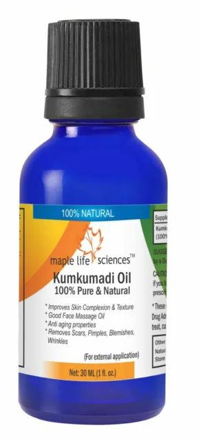 Kumkumadi Oil 100% Pure & Natural Face Massage Improve skin complexion