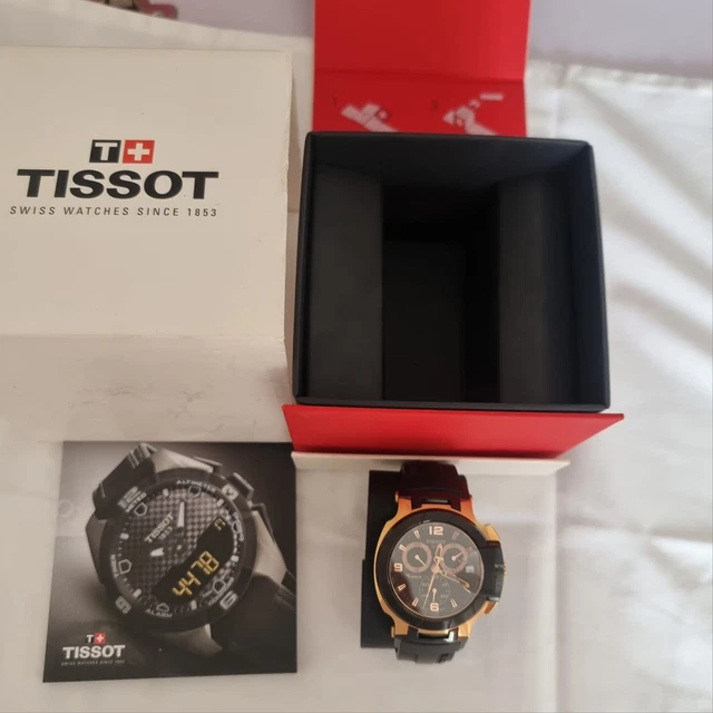Tissot T Race Chronograph White Dial Black Rubber Strap Watch for Men - T048.417.27.037.00 main image 0