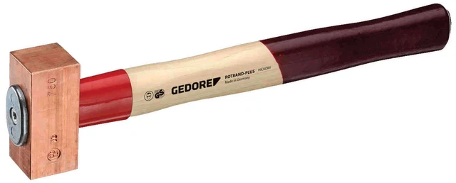 GEDORE Bleu Marteau en Cuivre Bande Rouge - Plus 750 G