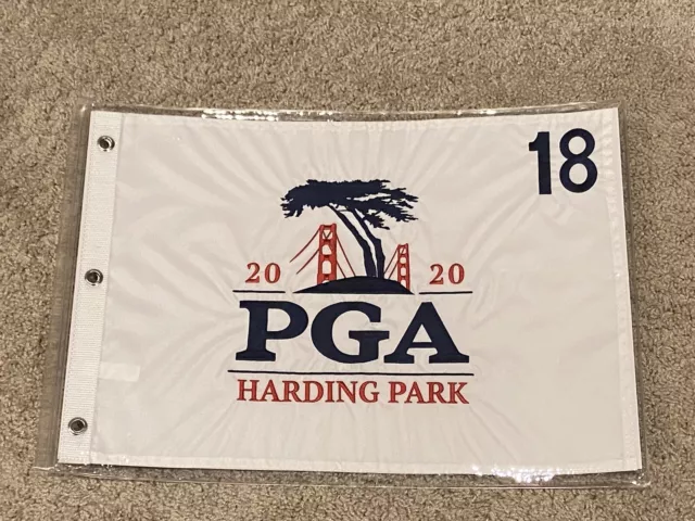 Official 2020 PGA Championship Embroidered Flag Harding Park Collin Morikawa QTY