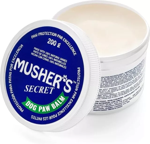 Musher's Secret Pet Paw Protection Wax, 200-Gram