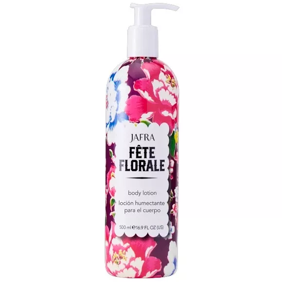 Jafra Fete Florale Body Lotion BIGGER SIZE 16.9 FL.OZ. With Pump