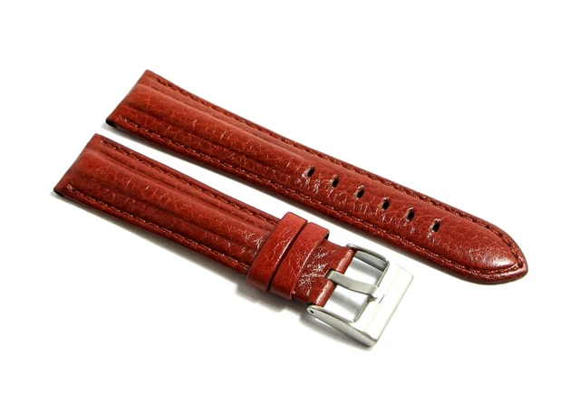 Bracelet Montre 22 Mm Cuir Véritable Noir Pour Panerai (Panarei) - Neuf Sans étiquette - Fabrication Italie
