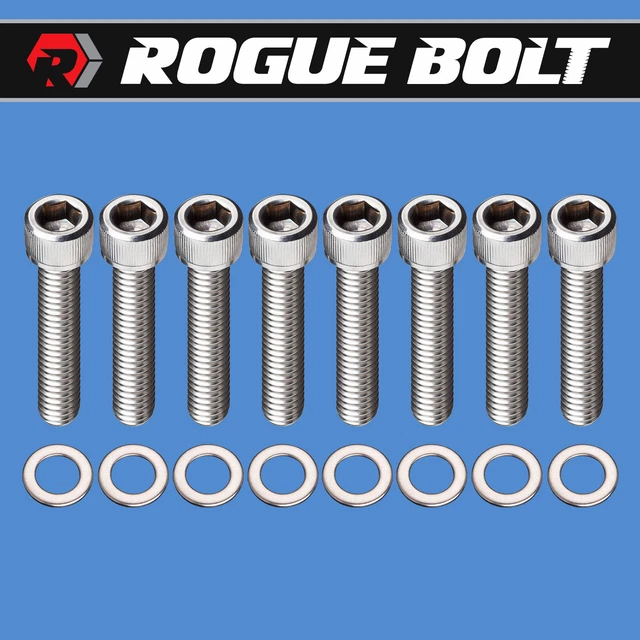 SBC VORTEC INTAKE Manifold Bolts 5/16" Stainless Small Block Chevy 327