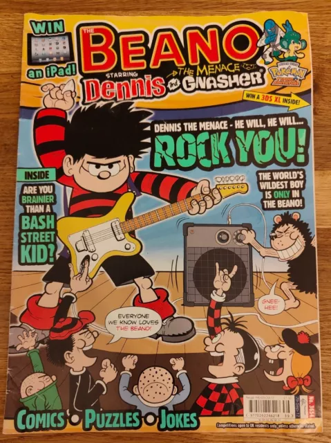 COMIC - The Beano No #3654 Dennis The Menace & Gnasher UK Comic