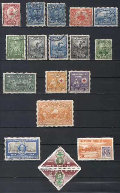 HAITI - oblitérés - Lot 1