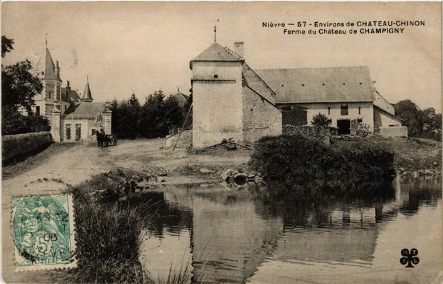 CPA AK Env. de CHATEAU-CHINON - Ferme du Chateau de CHAMPIGNY (518034)