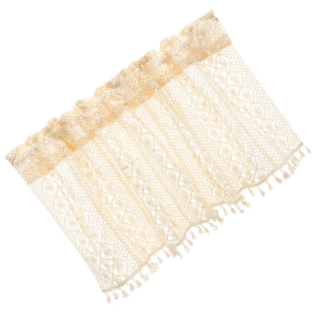 crochet corto corto mezza finestra tende per la privacy tende per il gabinetto