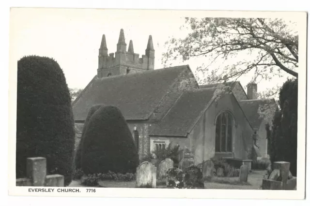 Eversley Church, Hampshire RP PPC Unposted by Local Photographer C & E Roe