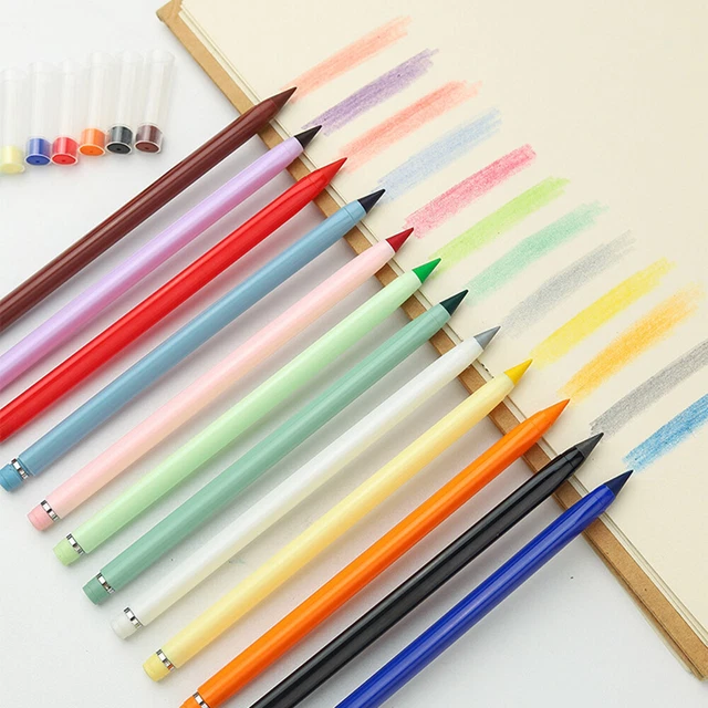 Colored Unlimited Pencil Eternal Pencil Infinity Pencil Unlimited Writing No Ink