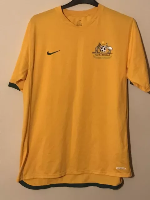 Australia Football Shirt Mens XL Yellow Nike Home World Cup Jersey 2006/07