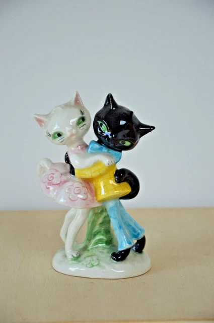 Figurine Chat Porte-Bonheur Goebel - Porcelaine Multicolore 8cm