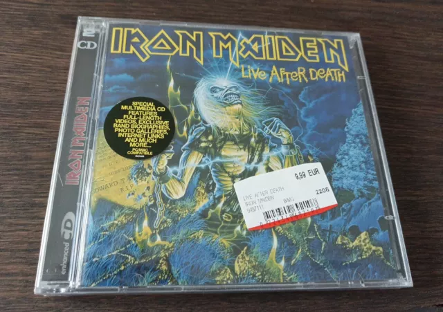 Iron Maiden 2 CD "Live After Death" / Neu Original Verpackt / 1998 / Enhanced