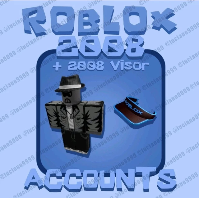 ROBLOX 2008 ACCOUNT 2008 Visor Hat Unverified Cheapest 7 28 Roblox 2008 Account 2008 Visor Hat ?.webp