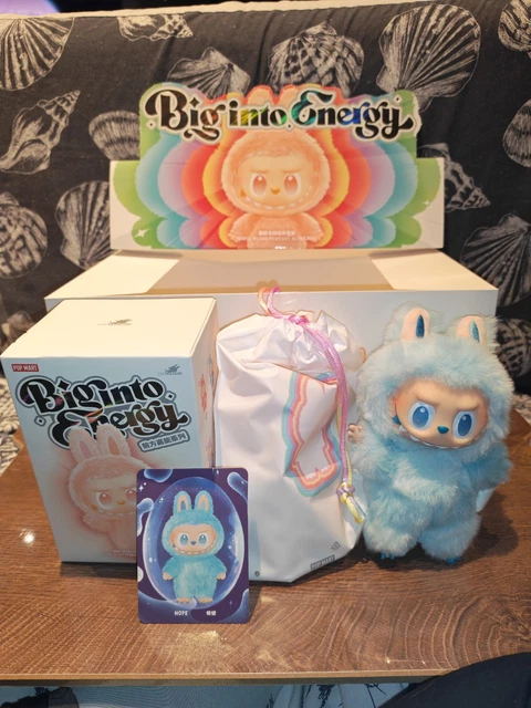 POP MART LABUBU The Monsters Big Into Energy Hope Vinyl Plush Doll ...